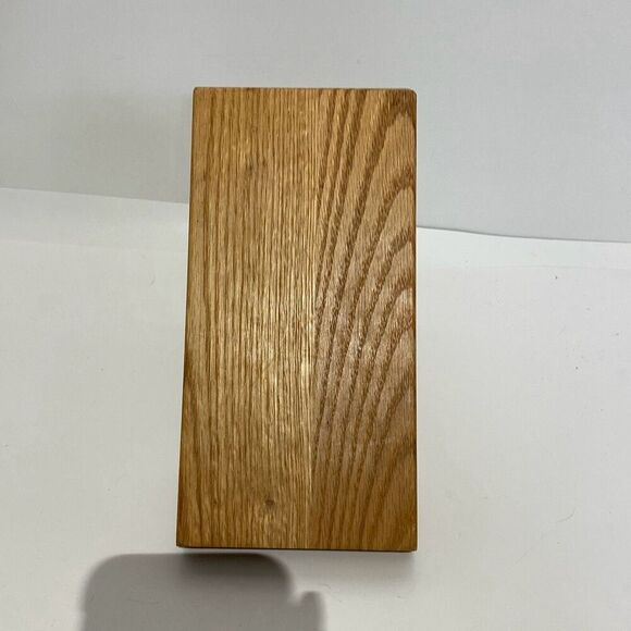 Cutco Oak Wood Knife Block Storage Space Saver Knives 5 Slot - Picture 5 of 8